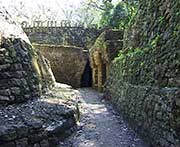 Der Eingangsbereich zur archologischen Sttte Yaxchilan